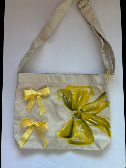 Bow bag yellow